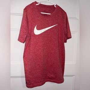 Boy’s NIKE Vibrant Red Dri-fit tee Size Medium